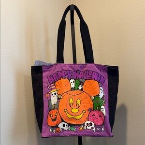 Brand new Disney Halloween Tote Bag - Purple and Black
